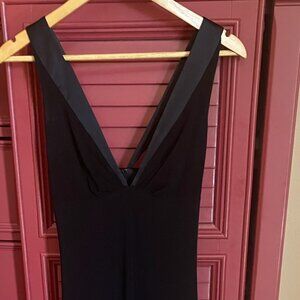 Long black evening gown